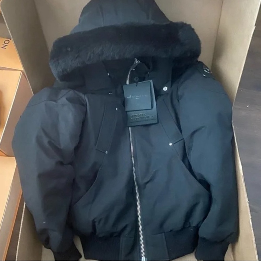 NWT Moose Knuckles Men’s Ballistic Bomber Jacket Size S